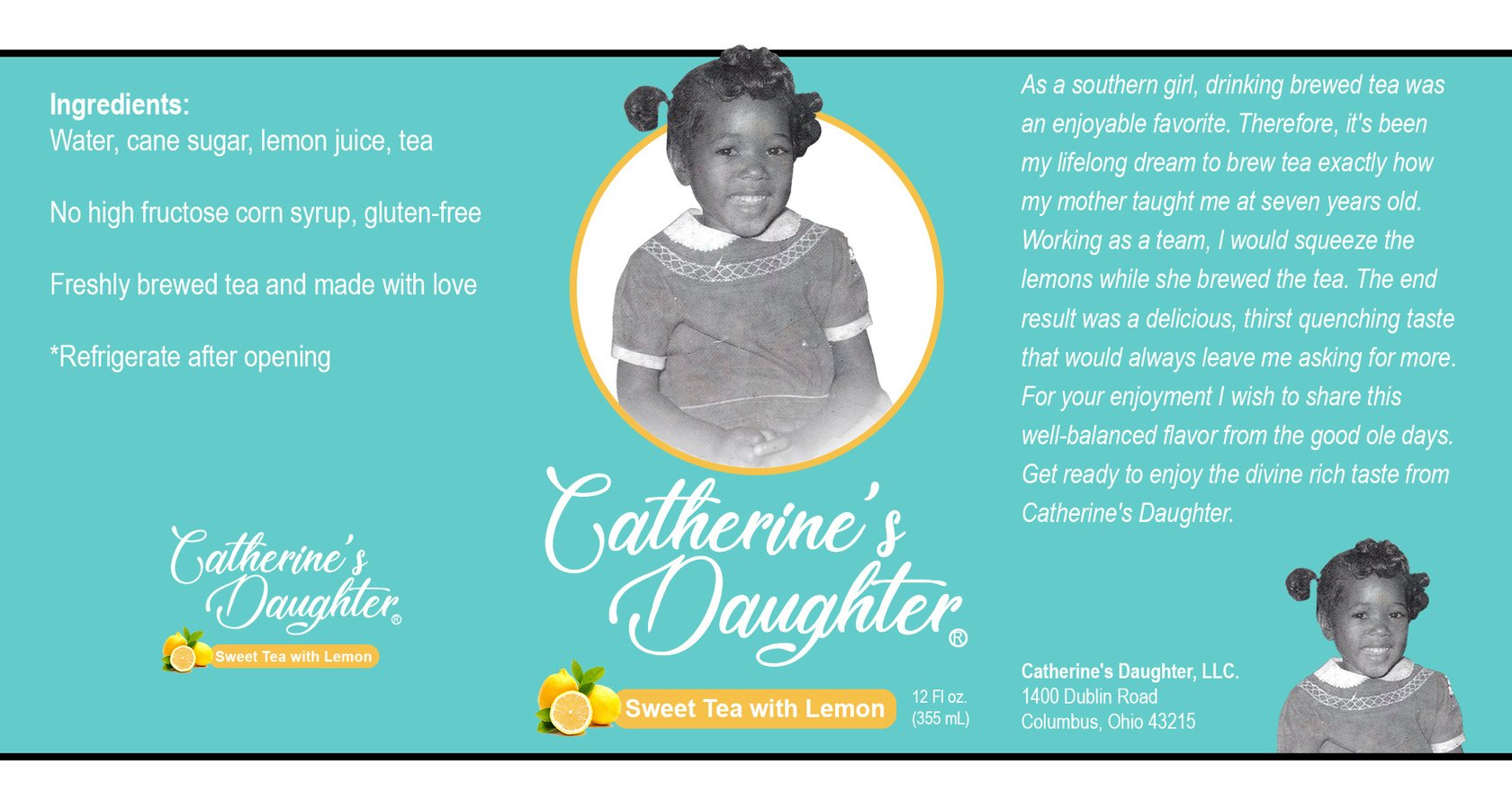 Hand-brewed Catherine's Daughter sweet tea